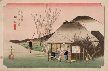 The Teahouse at Mariko, from the series '53 Stations on the Eastern Coast Road', 1833 Taidejuliste