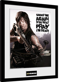 Kehystetty juliste The Walking Dead - Daryl Shoot Me