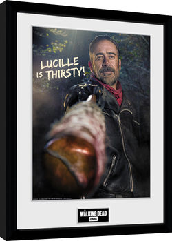 Framed Poster The Walking Dead - Negan Thirsty