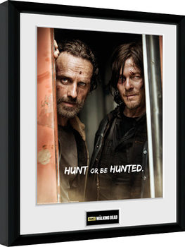 Framed Poster The Walking Dead - Rick and Daryl