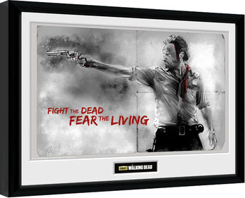 Framed Poster The Walking Dead - Rick