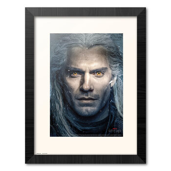 Poster emoldurado The Witcher - Geralt