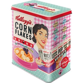 Tin can Kellogg‘s - Happy Corn Flakes