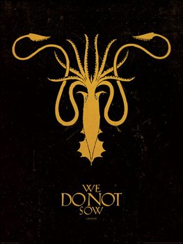Umjetnički tisak Game of Thrones - Greyjoy