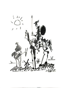 Umetniški tisk Don Quichotte