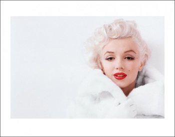 Umetniški tisk Marilyn Monroe - White