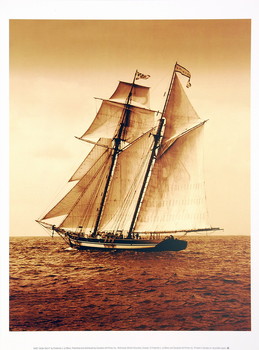 Umetniški tisk Under Sail II