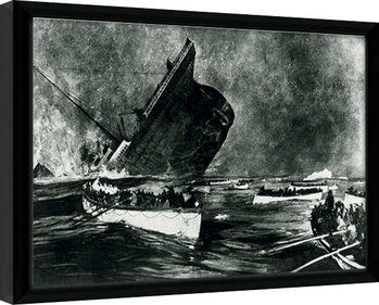 Κορνιζαρισμένη αφίσα Titanic