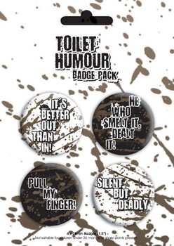 Σετ κονκάρδες TOILET HUMOUR