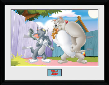 Framed Poster Tom and Jerry - Fight