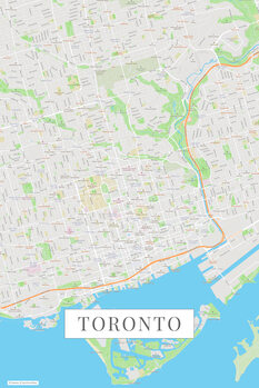 Принти на полотні Toronto color