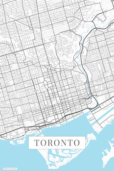 Принти на полотні Toronto white