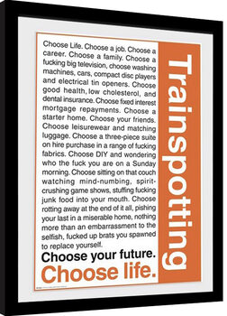 Κορνιζαρισμένη αφίσα Trainspotting - Quotes
