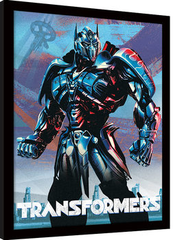 Poster emoldurado Transformers The Last Knight - Optimus