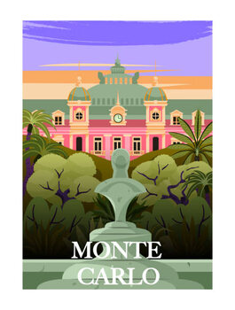 Αυτοκόλλητο Travel Destination Vector Poster