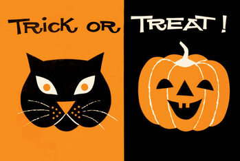 Autocolante Trick or treat