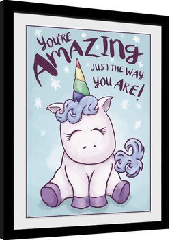 Framed Poster Unicorn - Amazing