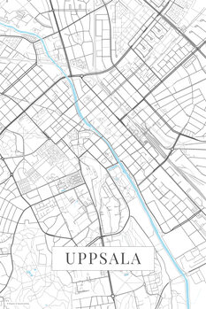 Принти на полотні Uppsala white