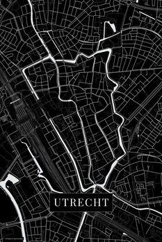 Canvas Print Utrecht black