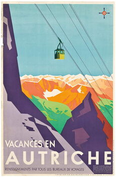 Canvas-taulu Vacations in Austria