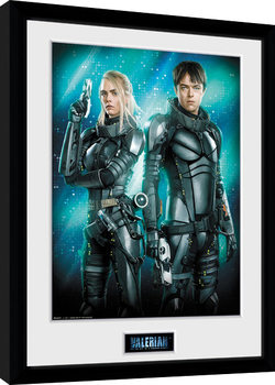Poster emoldurado Valerian - Duo