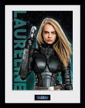 Poster emoldurado Valerian - Laureline