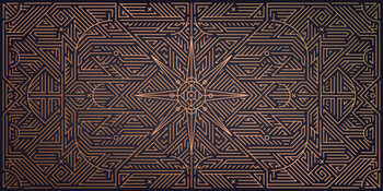 Футболка Vector abstract geometric golden background. Art