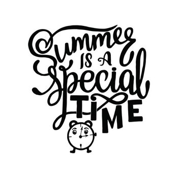 Футболка Vector illustration Brush lettering composition of