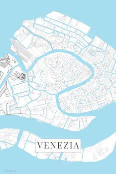 Принти на полотні Venezia white