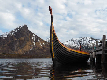 Autocolante Viking ship.