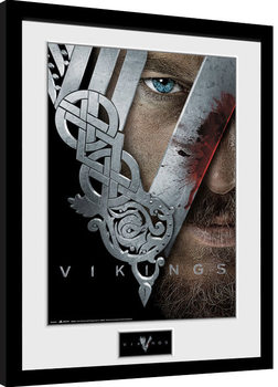Poster emoldurado Vikings - Keyart