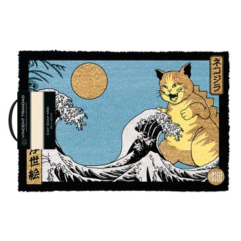 Πατάκι πόρτας Vincent Trinidad - Catzilla Ukiyo-E