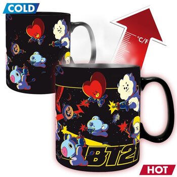 Skodelica za spreminjanje barve BT21 - Space