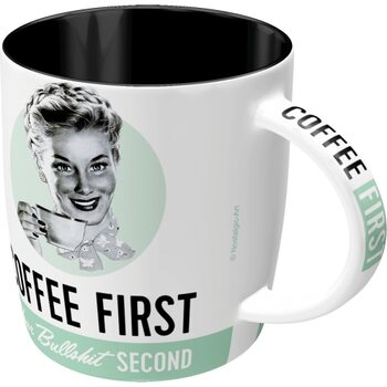 Skodelica Coffee First, Bullshit Second