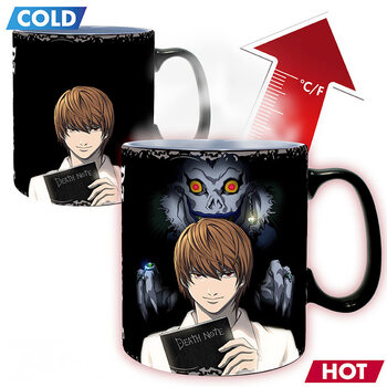 Skodelica za spreminjanje barve Death Note - Kira & L