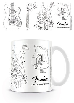 Skodelica Fender - Exploding Stratocaster