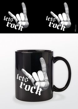 Skodelica Let's Rock – On Black