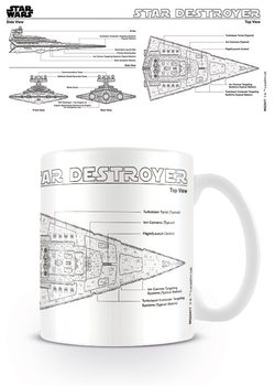Skodelica Star Wars - Star Destroyer Sketch