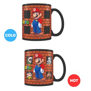 Skodelica za spreminjanje barve Super Mario - Bricks