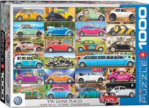 Puzzle VW Beetle - Gone Places