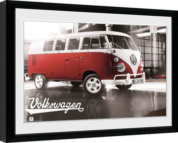 Poster emoldurado VW Camper - Warehouse