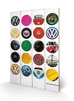 Ξύλινη τέχνη VW - Collage