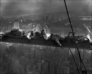 Anonimo - Radio City Workers Art Print
