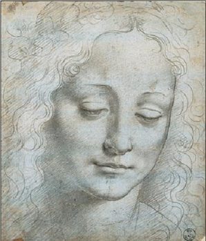 Head of a Woman Art Print