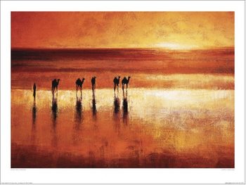 Jonathan Sanders - Camel Crossing Art Print