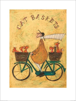 Sam Toft - Cat Baskets Art Print