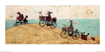 Sam Toft - Electric Bike Ride Art Print