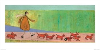 Sam Toft - The March of the Sausages Art Print