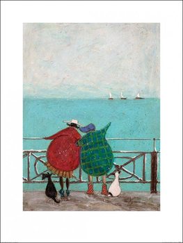 Art Group The The Day I Met You Sam Toft Art Print 30 x 30 x 1.3 cm Paper Multi-Colour 