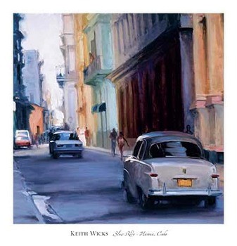 Slow Ride - Havana, Cuba Art Print